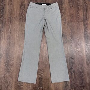 White House Black Market Houndstooth Flared Tailored Pants